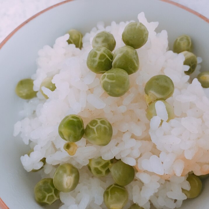 春の豆ご飯☆えんどう豆